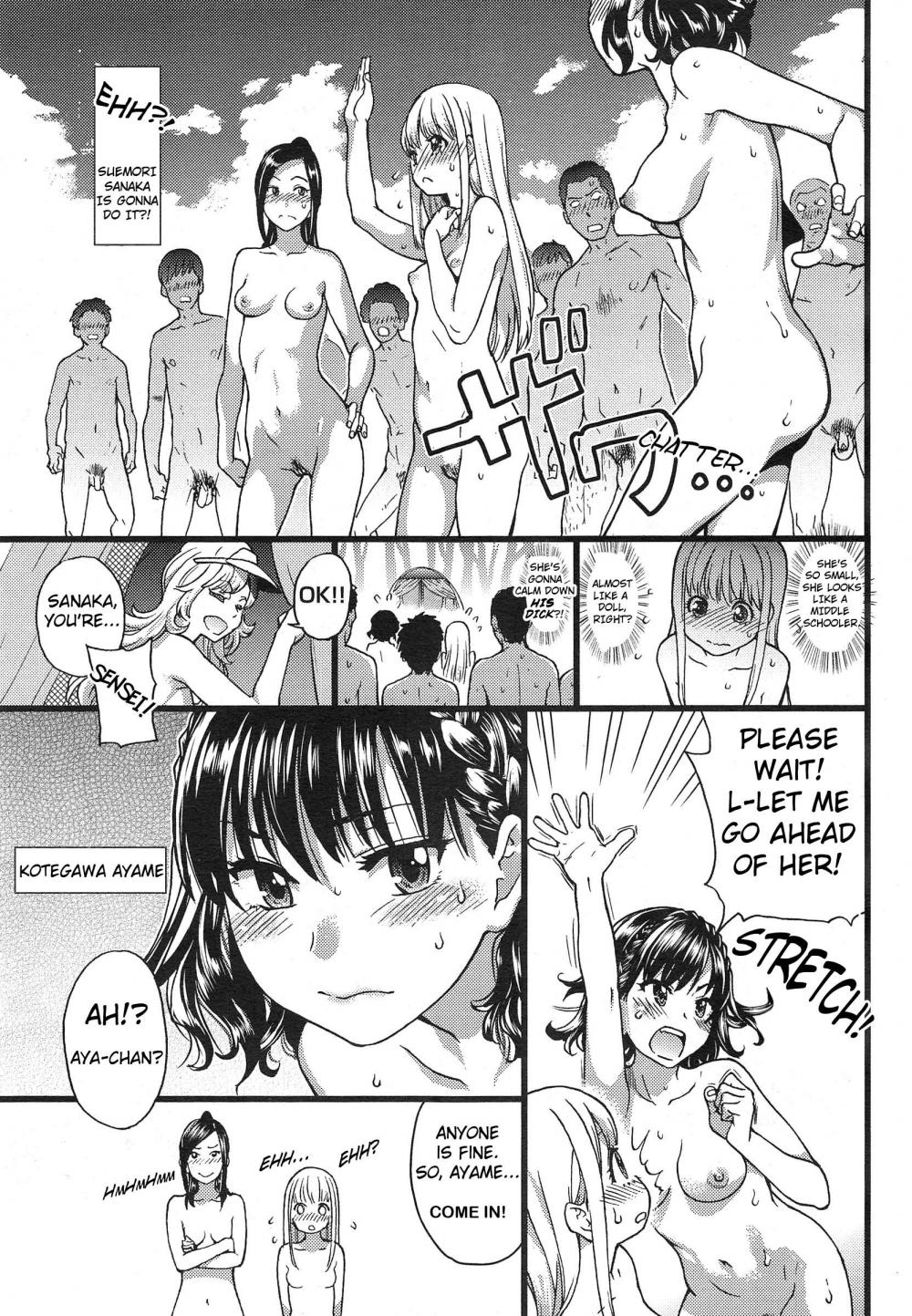 Hentai Manga Comic-Nudist Beach ni Shuugakuryokou de!!-Chapter 3-1
